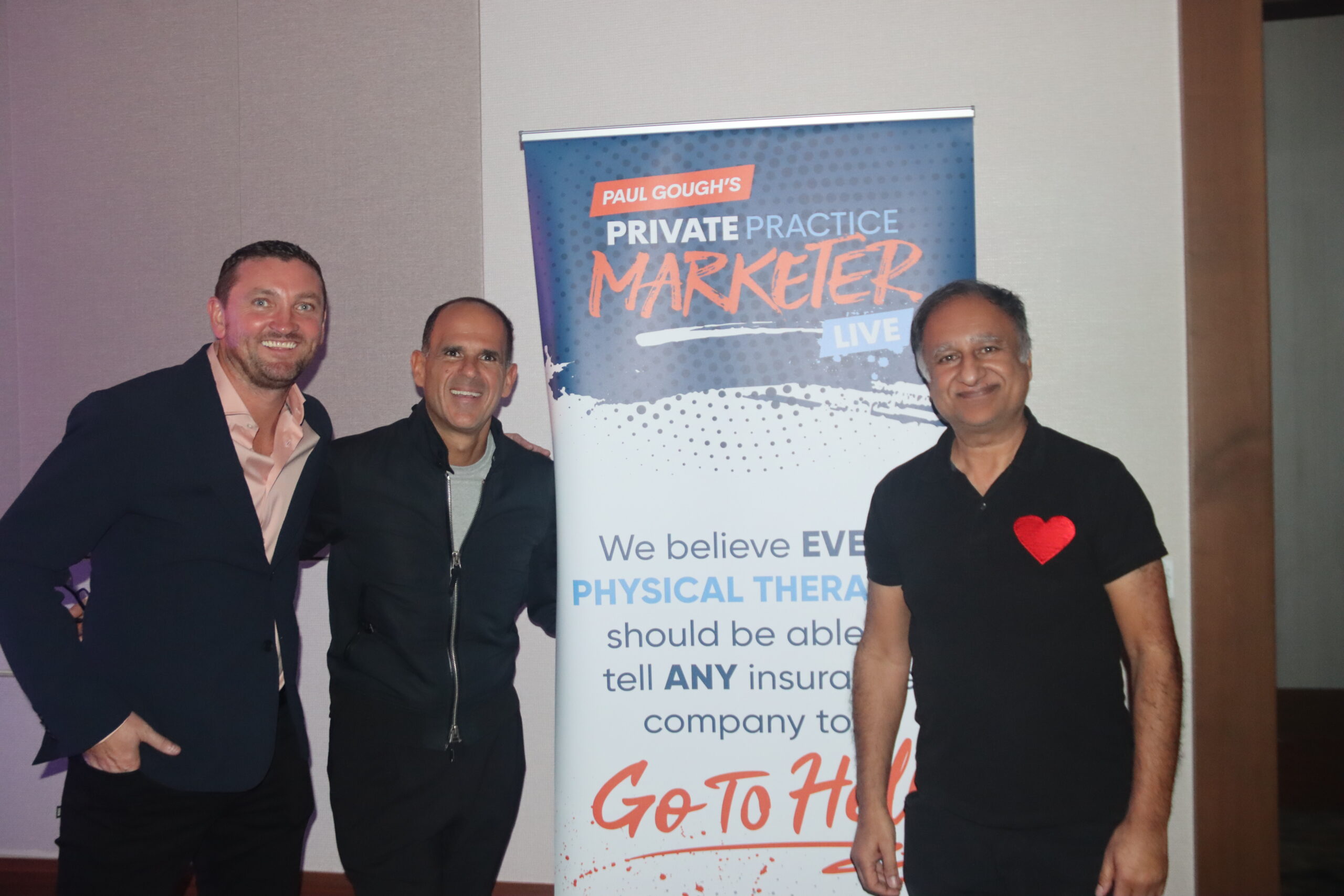 Paul, Marcus Lemonis & Sunday's Keynote Speaker Anil Gupta